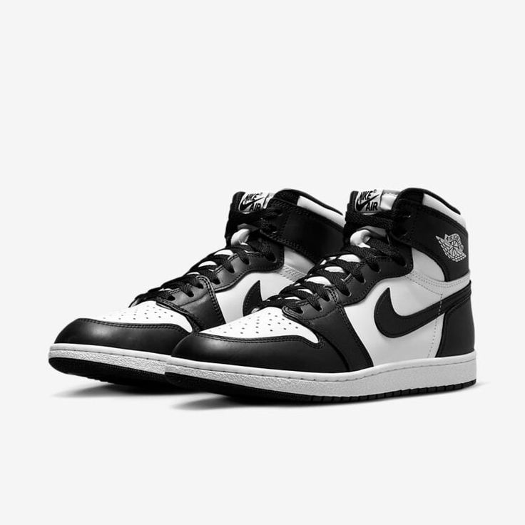 AJ1 High Black And White