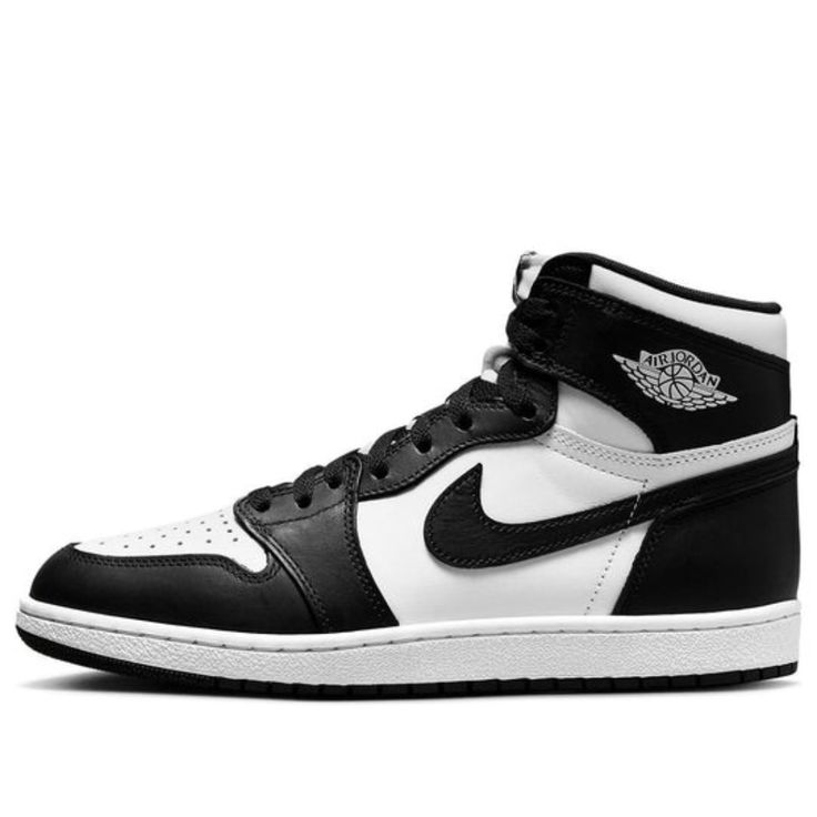 AJ1 High Black And White